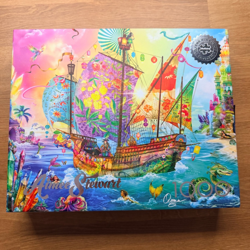Buffalo Games 1000 Piece Jigsaw Puzzle Anne Stewart Fantasy Art Complete